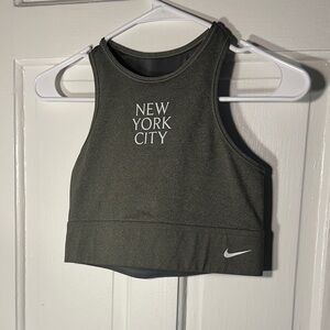 Nike Women's Dark Gray Crop Top